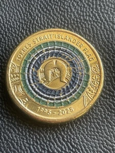 $2 2025 Torres Straight Coin Almost Uncirculated Australian Two Dollar aUNC - Picture 1 of 2