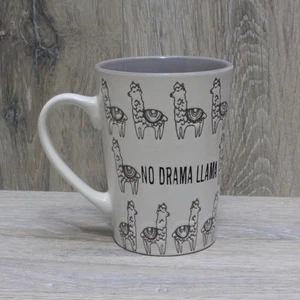 Taza de café blanca en relieve Pfaltzgraff No Drama Llama 16 OZ - Imagen 1 de 6