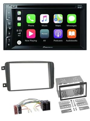 Pioneer MP3 USB DVD Bluetooth DAB 2DIN Autoradio für Mercedes C-Klasse Vito CLK - Bild 1 von 4