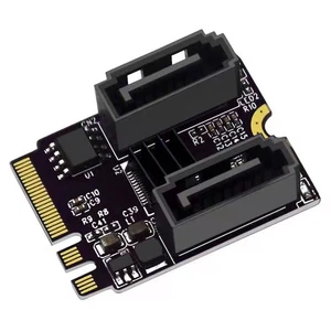 M2 auf SATA3.0 Erweiterungskarte KEY A+E WIFI M.2 auf SATA HDD Adapter Lauf6177 - Bild 1 von 8