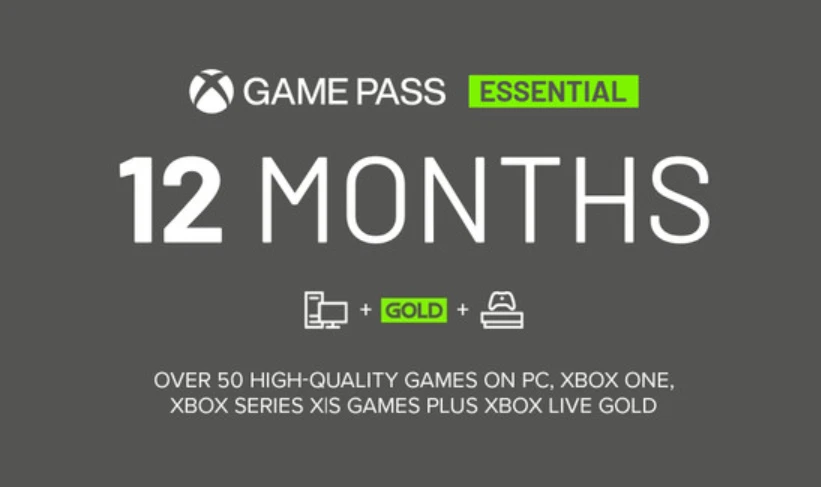 Xbox Game Pass Essential 12 Months (Europe-Key) - Bild 1 von 1
