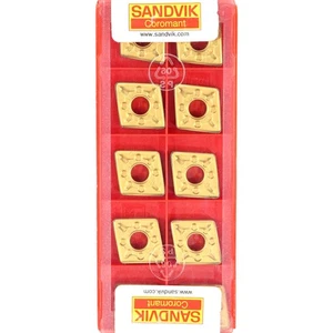 10 insertos de torneado de carburo recubiertos de torno CNC SANDVIK CNMG 120412-WM - grado 2015 - Imagen 1 de 8