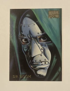 1996 Marvel Masterpieces Base Card #12 Dr. Doom Boris & Julie Very Good - Picture 1 of 16