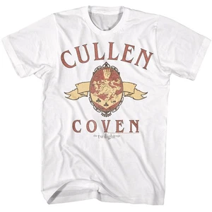Twilight - Cullen Coven Preppy - American Classics - Solid White Adult Short Sle - Picture 1 of 2