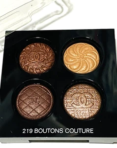 Limited CHANEL Les 4 Ombres Boutons Quadra Eyeshadow 219 BOUTONS COUTURE - Picture 1 of 3