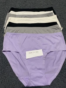 8er Pack Fruit of the Loom atmungsaktive Mesh Unterwäsche Slips Größe 5 - Bild 1 von 9