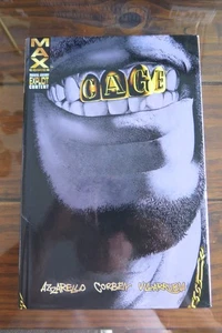 CAGE 1 MARVEL MAX HC MARVEL COMICS AZZARELLO CORBEN LUKE POWER MAN VERY RARE OOP - Picture 1 of 5