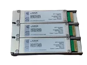 LOT OF 3 ADVA XFP/10G/850I/MM/LC 0061701825-02 850 nm Transceiver Module - Picture 1 of 2