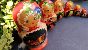 Matryoshka.Original. Vintage. Beautiful fabulous illustrations. - Picture 1 of 12