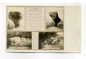 McConnelsville Ohio, condado de Morgan, mesa de té del diablo, poema, ruina, postal RPPC - Imagen 1 de 2