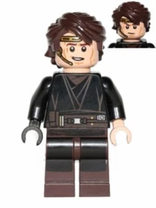 LEGO® Minifig sw0526 - Anakin Skywalker (Dark Brown Legs, Headset) - Picture 1 of 1