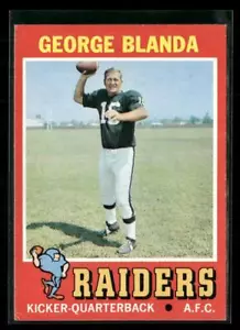 1971 Topps #39 George Blanda - Picture 1 of 2