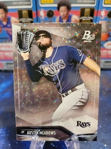 2021 Bowman Platinum AUSTIN MEADOWS Ice Foil Parallel Card #66 Rays Tigers - Picture 1 of 2