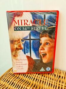 MIRACLE ON 34th STREET 1994 DVD BRAND NEW SEALED! Exc Cond! R2 Christmas Family