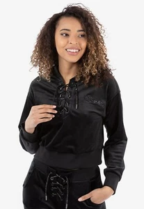 Le Tigre Maggie Black Pullover Hoodie Women's - Picture 1 of 3