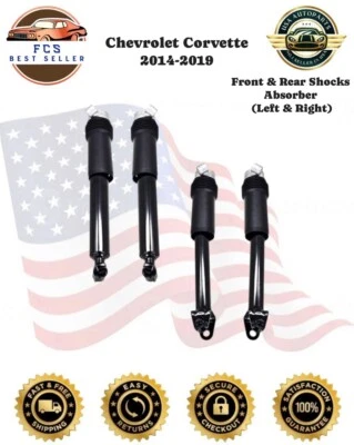 Amortiguadores delanteros y traseros originales originales para Chevrolet Corvette 6,2 L 2014-2019 Foto 1 de 4