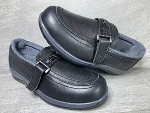 ORTHOFEET 817 Women’s CHELSEA Loafer with Straps Size 6 D Black - Picture 1 of 11