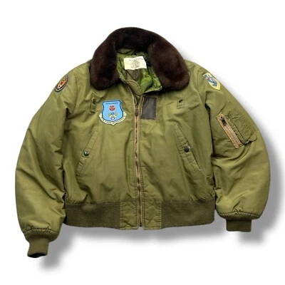 Reprodução Vintage Spiewak Tipo B-1 Jaqueta XL Remendada Camuflagem Forrada - Imagem 1 de 4