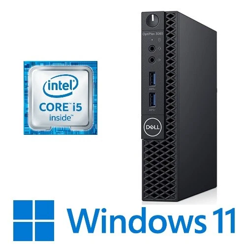 Dell Optiplex 3060 Micro Intel i5 8500T 8G 256G/512G SSD HDMI Win 11 - image 1 of 1