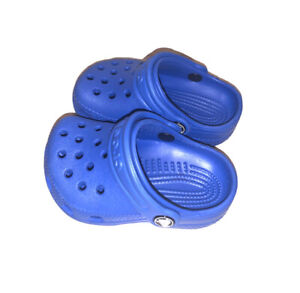 Crocs Blue Clog Sandals Water Shoes Baby Toddler Size 2/3
