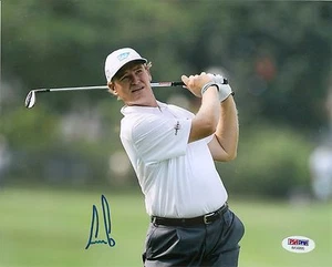 FOTO FIRMADA DE GOLF de Ernie Els U.S. Open automática 8x10 psa/adn certificado de autenticidad - Imagen 1 de 2