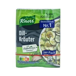 8 x 5 pcs Knorr Salat Krönung Dill Kräuter 🍴 dill herbs salad seasoning - Picture 1 of 2