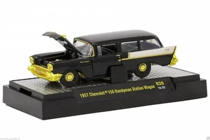 ^L114 32500 39 M2 MACHINES AUTO THENTICS CHASE 1957 CHEVROLET 150 STATION WAGON - Picture 1 of 5