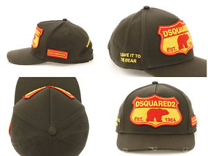 DSQUARED2 Leave It To Bear Deadstock Baseballcap Cap Baseball Trucker Hat