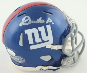 Deonte Banks Signed New York Blue Speed Mini Football Helmet (PIA/JSA) - Picture 1 of 1