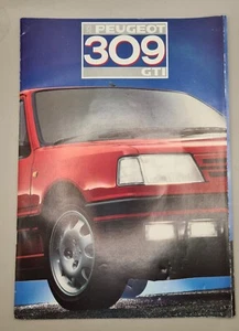 Peugeot 309 GTI Brochure - *USED* - Picture 1 of 3