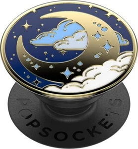 PopSockets PopGrip Premium Cell Phone Grip & Stand - Enamel Fly Me To The Moon - Picture 1 of 3