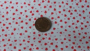 Casa de Muñecas Material Con Corazones Rojos 30Cm Cuadrado 1:12 Escala Tumdee M13 - Imagen 1 de 1
