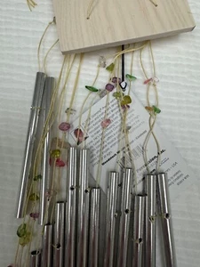 WOODSTOCK MYSTIC SPIRAL CONFETTI WIND CHIMES MULTI-COLORED Inside Outside NIB!!! - Picture 1 of 24