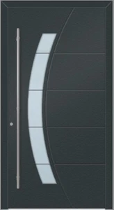 Beidseitig flügelüberdeckend ALUMINIUM Alu 105 Haustür Ud 0,82 1791 auf Maß 02 - Bild 1 von 9