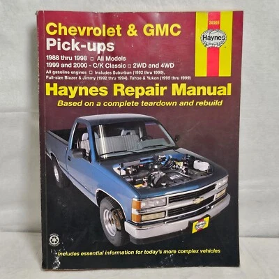 Chevy S-10 GMC S-15 Truck 1982-1993 Haynes repair manual 24070 - Image 1 of 4