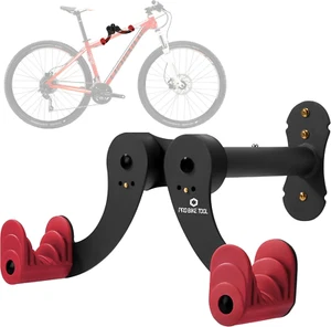 Horizontal Bike Wall Mount Rack for 1 Bicycle - Indoor Garage Storage Hook - Picture 1 of 12