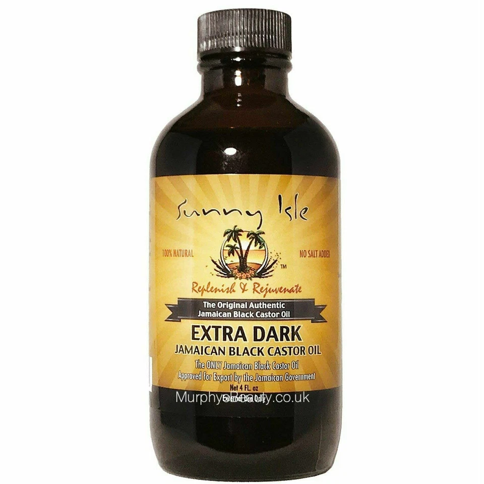 Sunny Isle | Extra Dark Jamaican Black Castor Oil (4oz) Hair Growth Eyelash Help