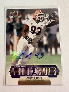 K112,990 - 2011 Upper Deck World of Sports Autographs #130 Corey Liuget Auto