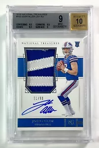 2018 Panini National Treasures Josh Allen True RPA 31/99 (BGS 9) Auto 10