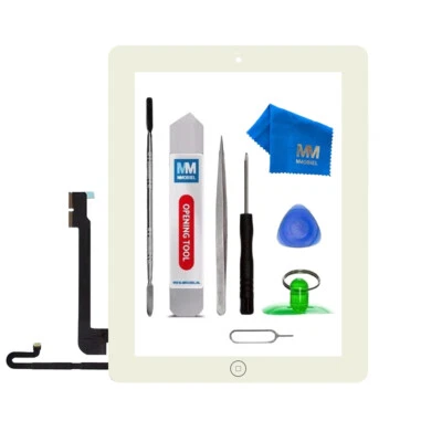 Digitizer Per iPad 4 Bianco 2012 schermo tattile touchscreen Incl kit attrezzi - Immagine 1 di 4