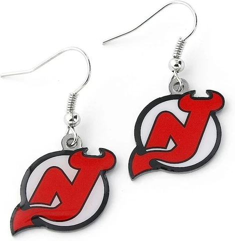 New Jersey Devils Dangler Earrings Cover