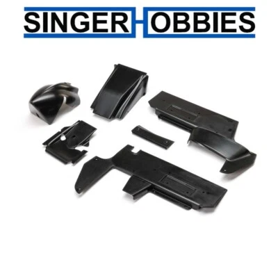 LOSI LOS-1888 Body Panel Set, Black: 22S Sprint Car HH - Image 1 of 2