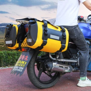 60L Waterproof Motorcycle Tail Bags Back Seat Bags Luggage Rear Seat Tool Bag - Picture 1 of 12