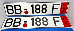 Juego De Colección BB-188F Alemania Mercedes Placa de Transferencia Landratsamt Boblingen 91 - Imagen 1 de 5