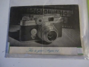 Vintage Argus C4 Filmkamera Handbuch 2-55 - Bild 1 von 2