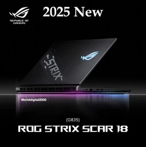 ASUS ROG Strix SCAR 18 Ultra 9 18 MINILED 2.5K 1200nits 240Hz 32G 1TB RTX5080 - Picture 1 of 1