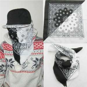 Hip Hop Cotton Paisley Bandanas Doppelseitiger Kopfpackschal J5Z4 Armband New N1 - Picture 1 of 9