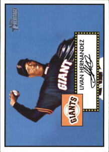 2001 Topps Heritage San Francisco Giants Baseball Card #301 Livan Hernandez