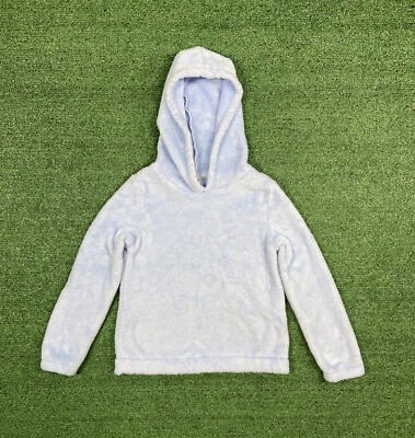 Sudadera con capucha polar azul Carter's para niñas talla 12/12A Foto 1 de 3