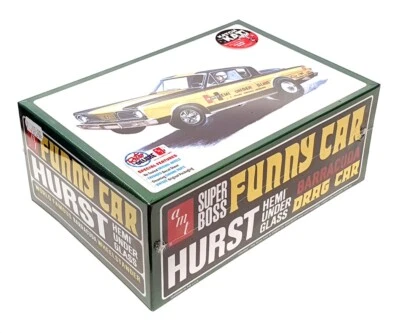 AMT 1/25 Scale Unbuilt Kit AMT1153/12 - 1966 Plymouth Barracuda Hemi Under Glass - Image 1 of 4